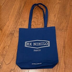 Ex Nihilo Navy Blue Tote Bag